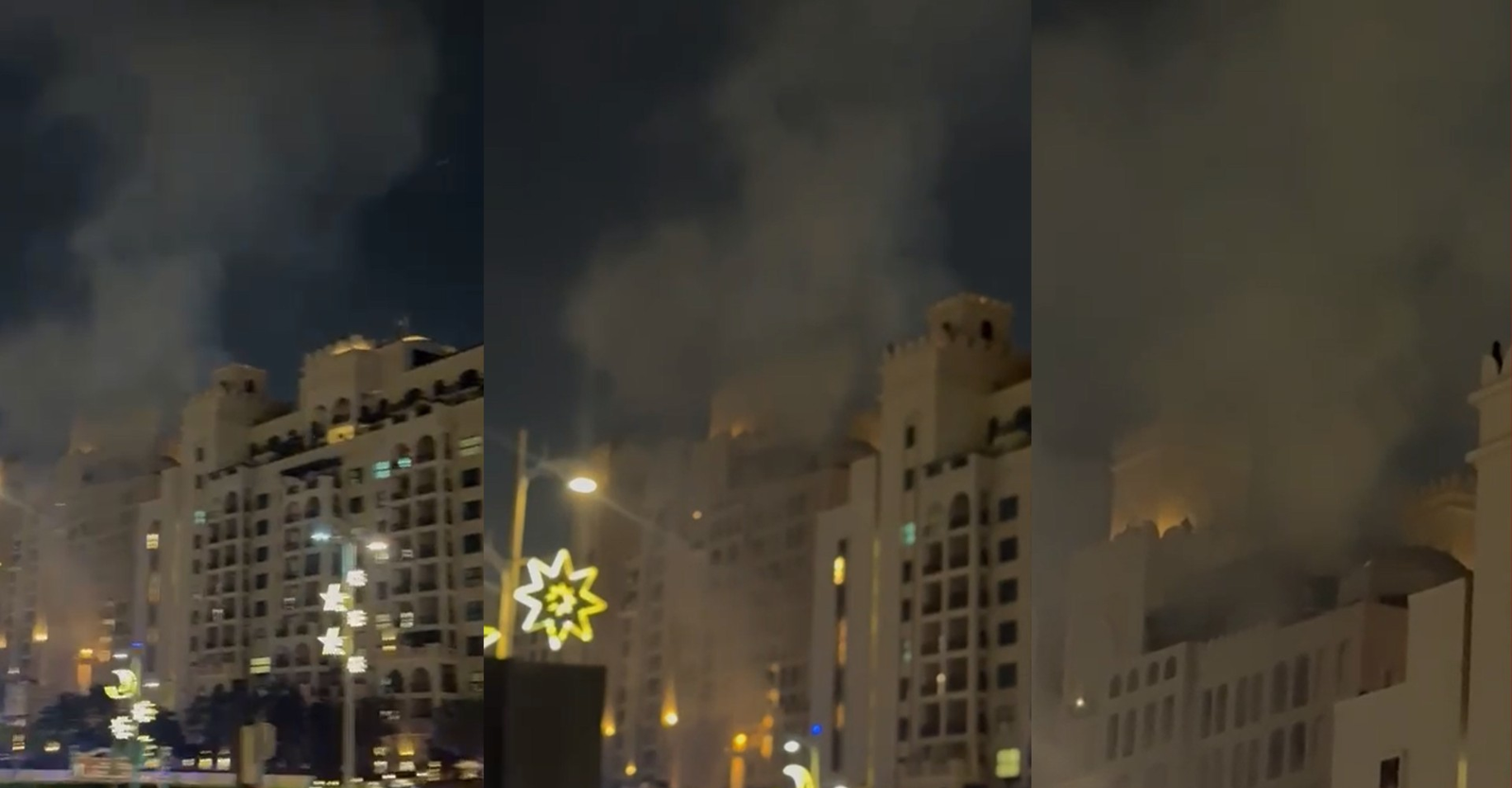 Corretor de MT registra incêndio em hotel de Dubai após ataques | G1