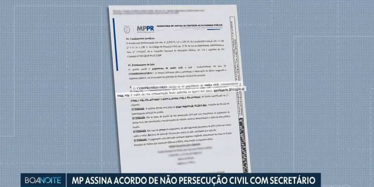 Secretário do Paraná assina acordo para pagar multa de R$ 23 mil por uso político de doações de respiradores durante a pandemia da Covid-19 | G1