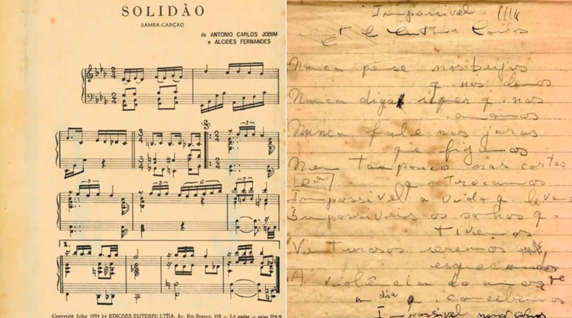 'Tom & Doca': compositor do morro do Cantagalo foi um dos primeiros parceiros e até conseguiu trabalho para Tom Jobim