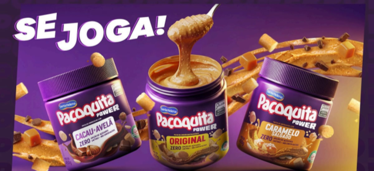 Paçoquita Power: conheça os detalhes da nova linha de pastas de amendoim zero açúcar