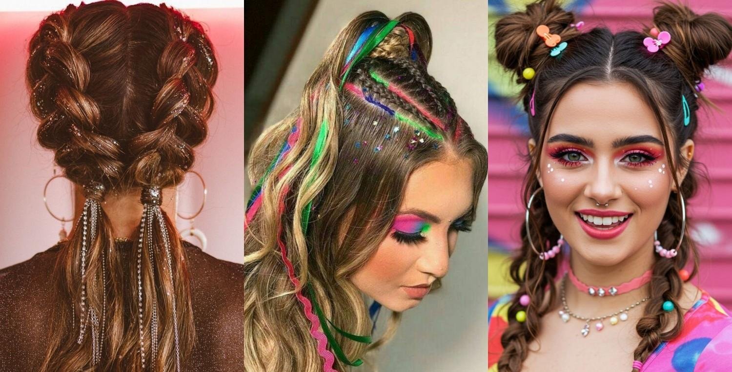 Penteados, cuidados de beleza e acessórios para arrasar na folia do carnaval 2026