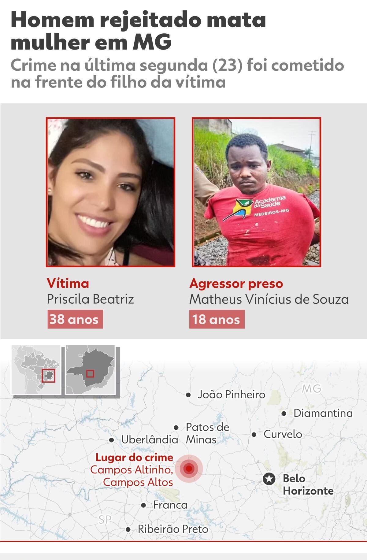 Mulher morta após recusar beijo pediu proteção em post nas redes | G1