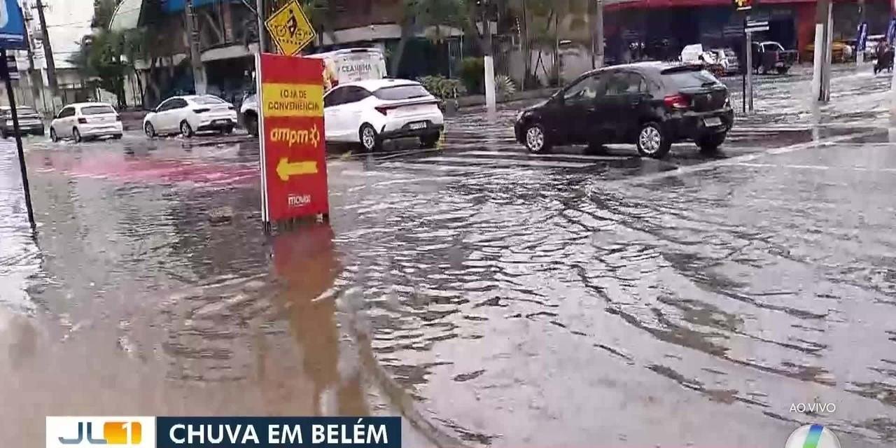 Chuvas causam alagamentos em Belém e março deve ter volume acima dos últimos três meses | G1