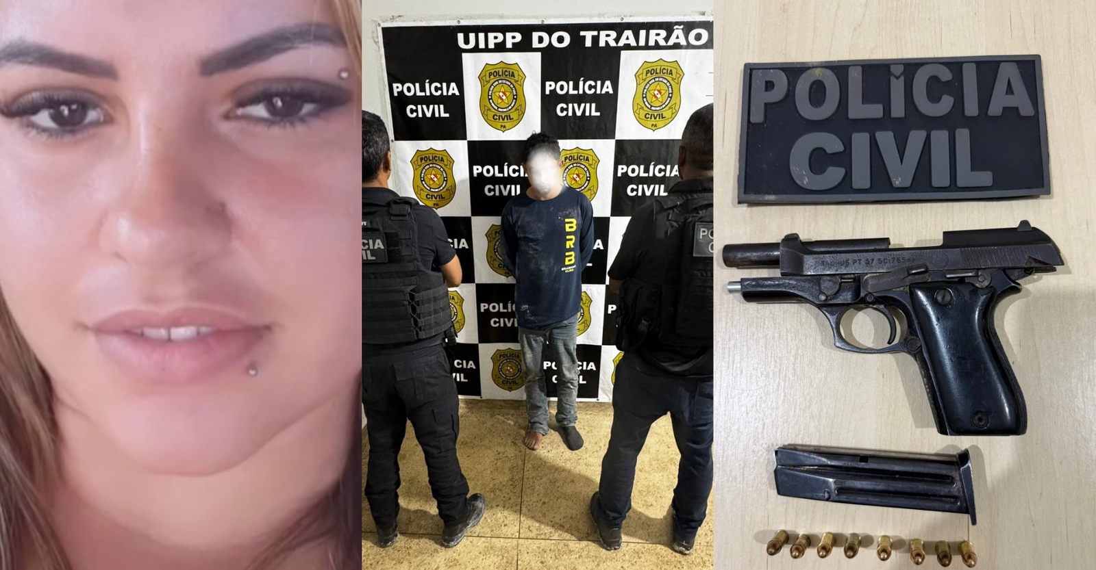 Suspeito de matar mulher na frente dos filhos é preso e confessa crime, no PA | G1