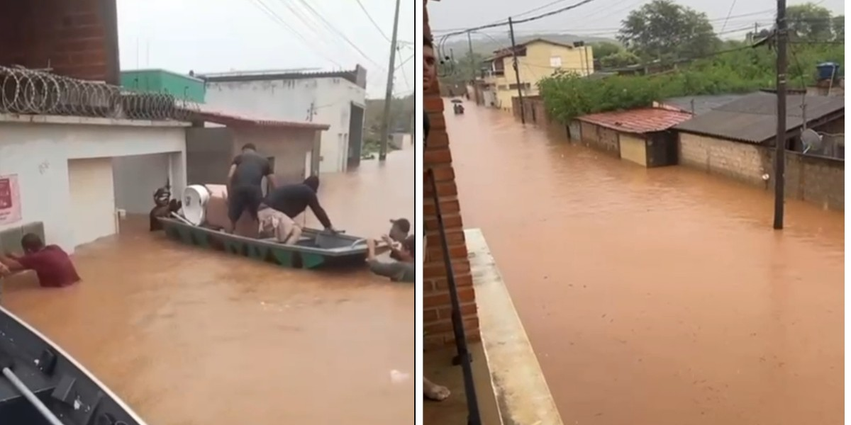 Enchente em Espinosa: Cidade declara situação de emergência | G1