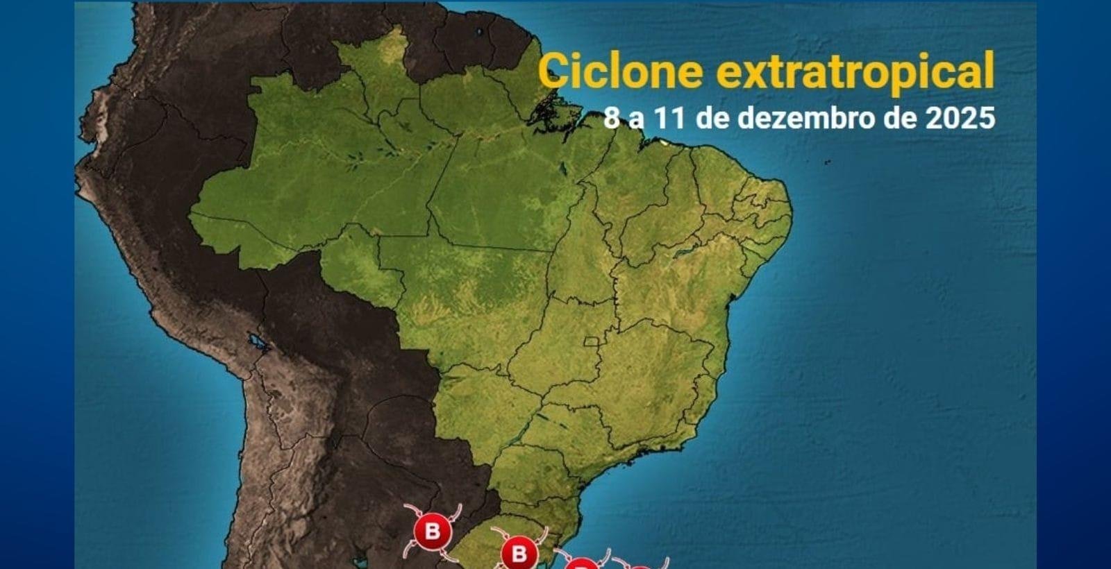 O que se sabe sobre o novo ciclone extratropical que atingiu o Brasil
