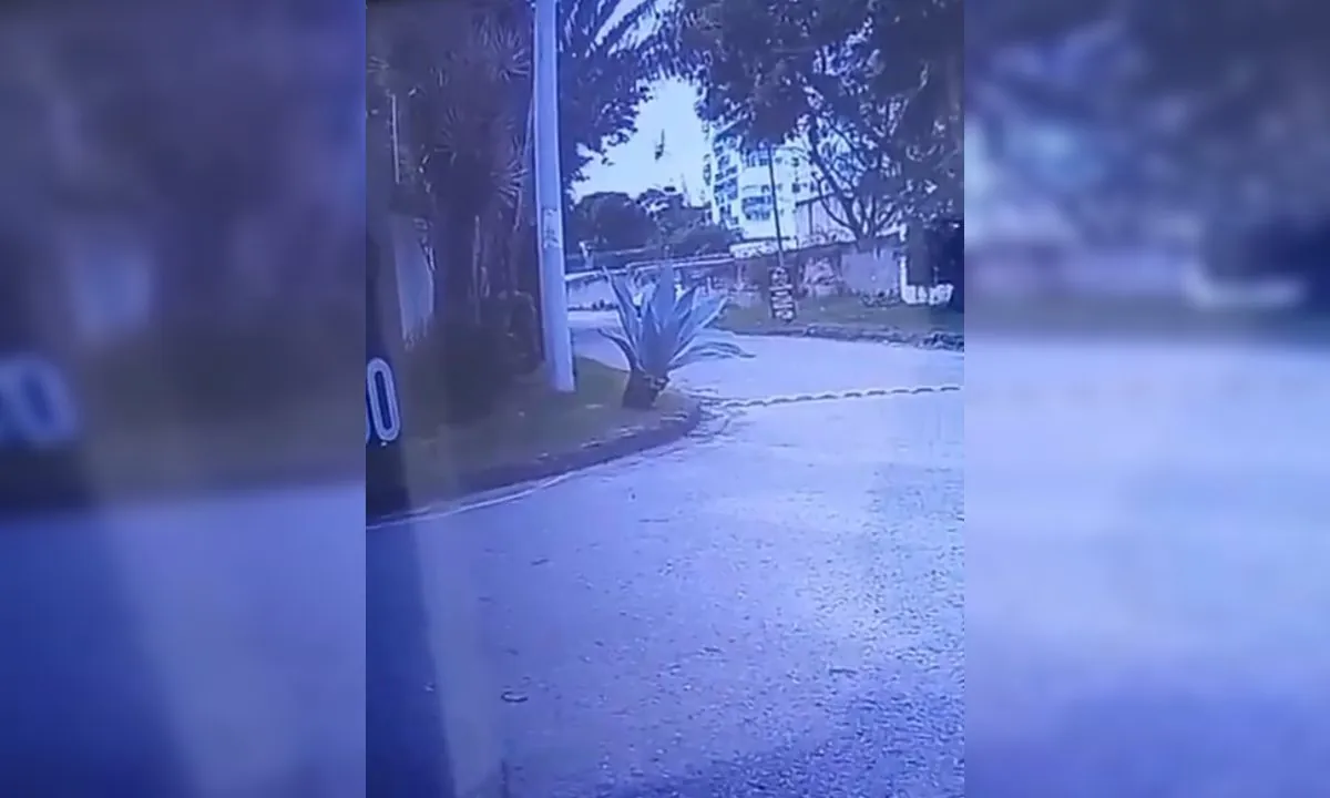 Imagens mostram momento de queda de helicóptero no Rio de Janeiro