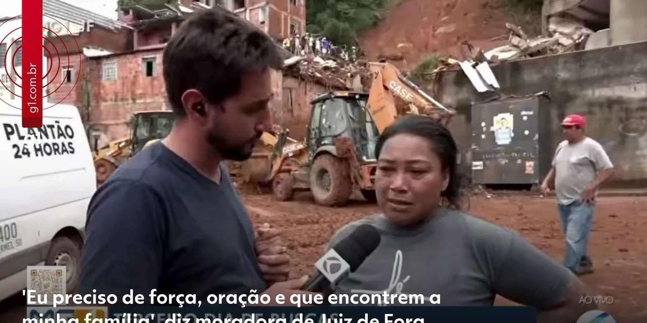 Moradora perde 7 parentes família após as chuvas em Juiz de Fora | G1