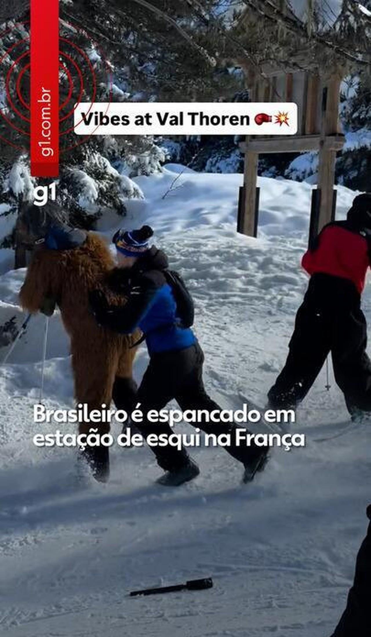 Brasileiro é espancado em estação de esqui na França; VÍDEO | G1