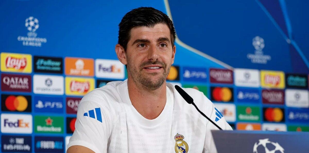 Courtois previu confronto entre Real e City nas oitavas da Champions