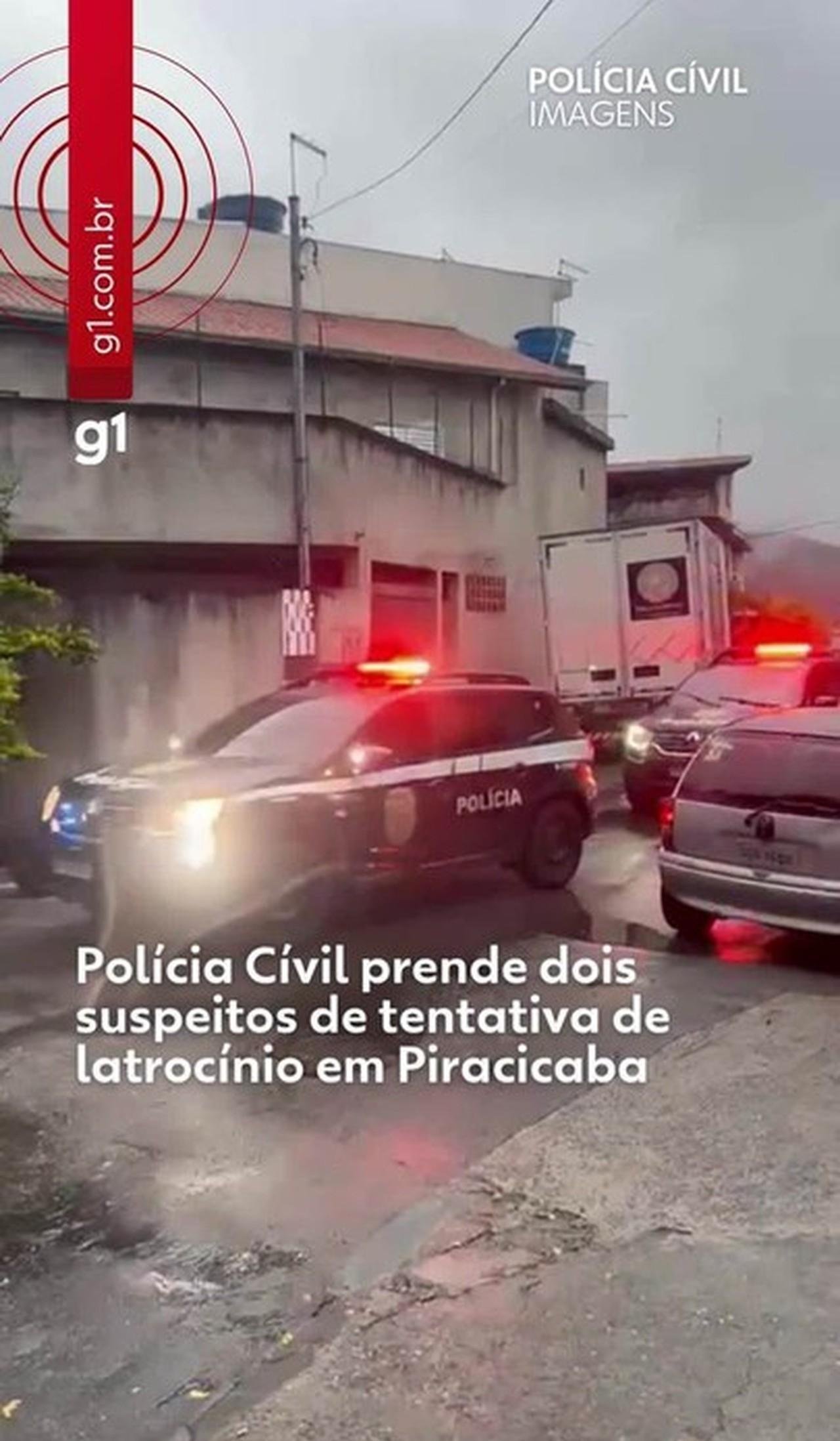 Polícia prende suspeitos de tentativa de latrocício em Piracicaba | G1