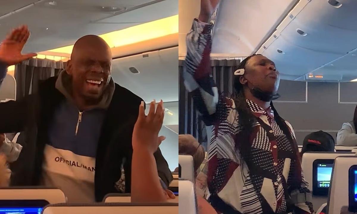 Passageiros transformam voo em “culto religioso” e viralizam
