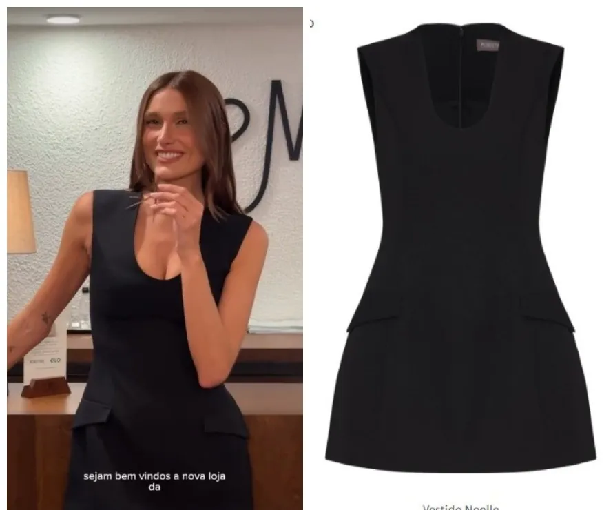 Sasha Meneghel usa vestido de R$ 3 mil em inauguração de sua primeira loja de grife no Leblon