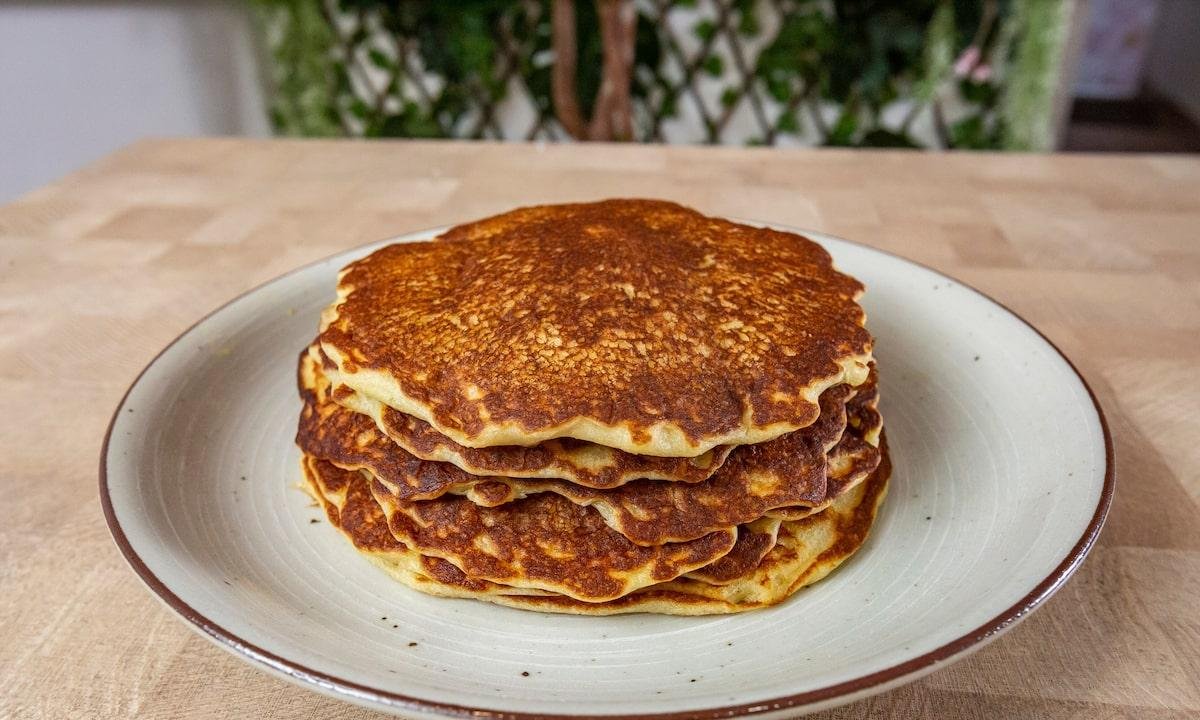 Panqueca americana prática do chef Cesar Yukio, campeão do 1º MasterChef Confeitaria