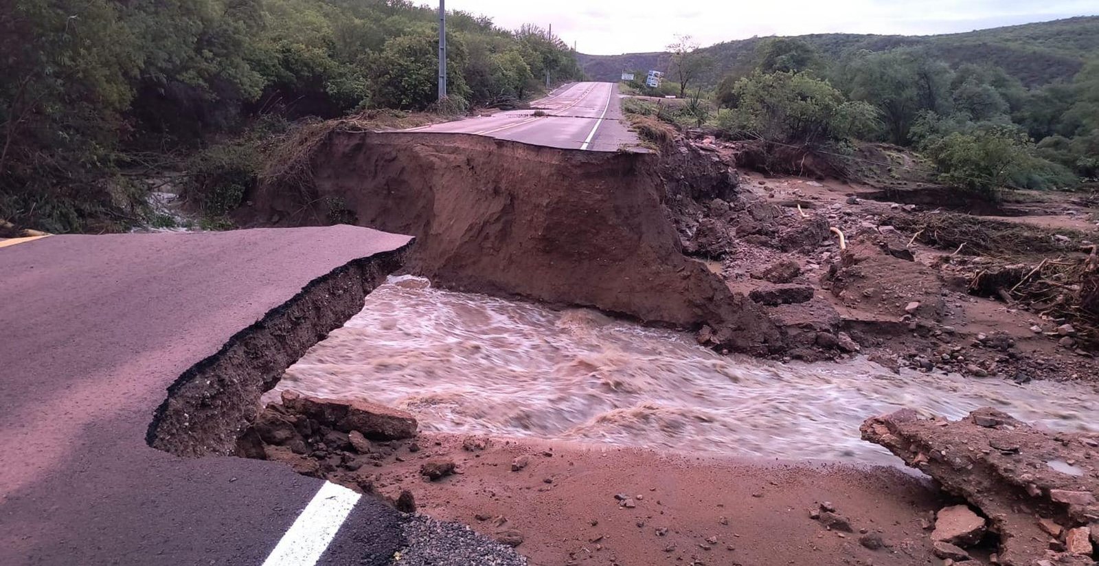 Rodovia desaba e é interditada após fortes chuvas na divisa de SE e AL | G1
