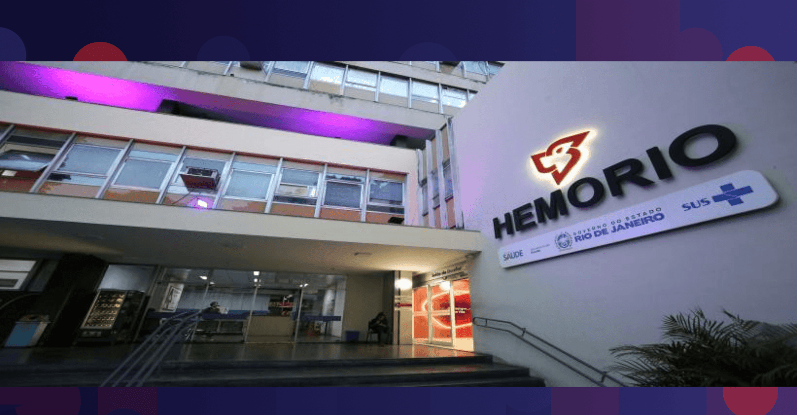 Hemorio alerta para baixo estoque de sangue após queda de 42% nas doações
