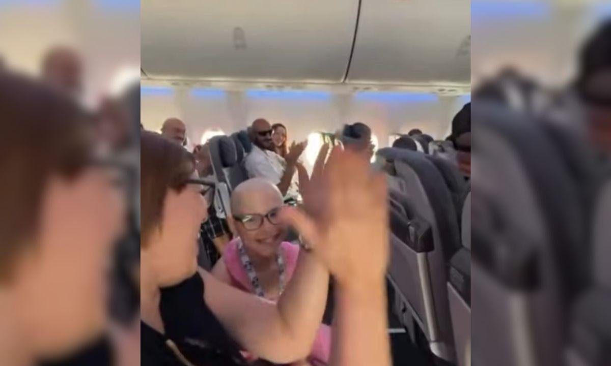 Passageiros em avião aplaudem menina de 8 anos que venceu câncer raro
