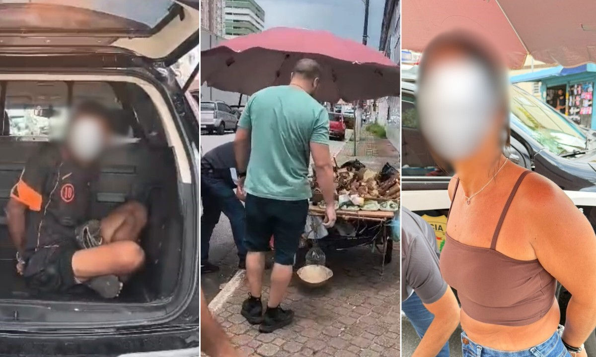 Casal foragido por homicídio é preso vendendo mandioca em Praia Grande | G1