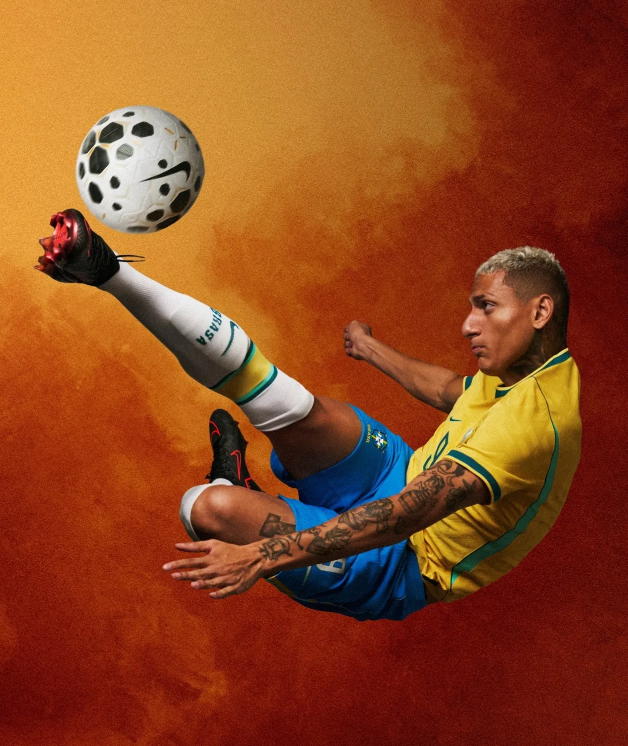 Presidente da CBF desmente anúncio da fornecedora esportiva e diz que meião do uniforme 1 da seleção 'não vai ter Brasa'