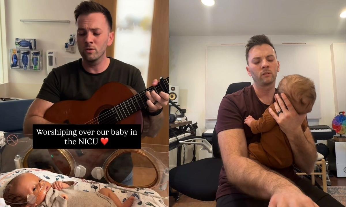 Pastor, pai emociona ao cantar para o filho com grave lesão cerebral