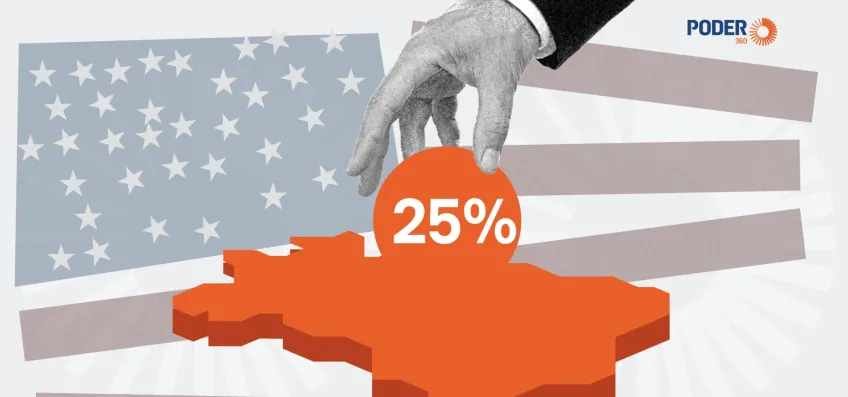 Tarifaço dos EUA de 25% sobre produtos brasileiros começa em 22 de julho