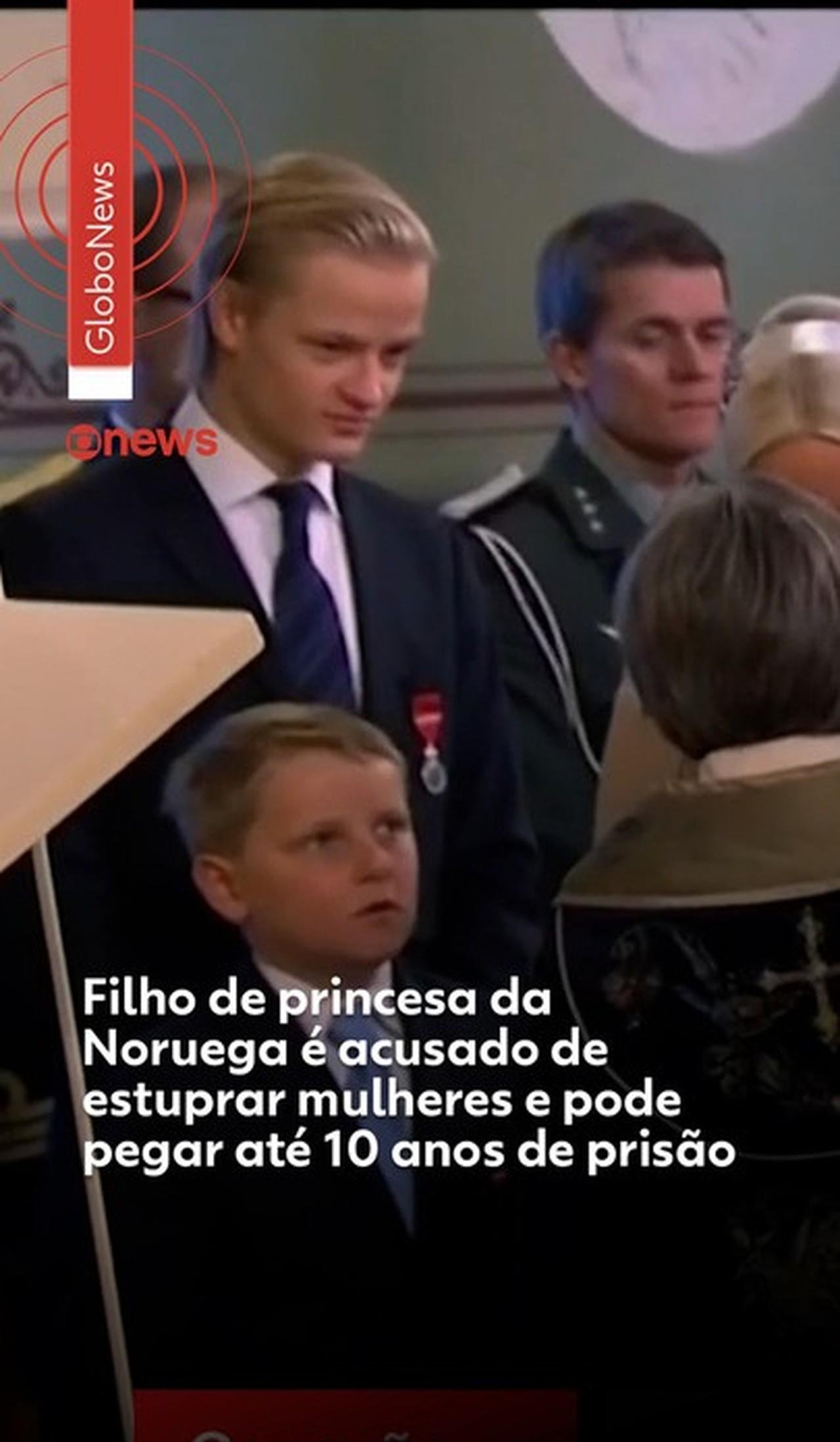 Filho da princesa herdeira da Noruega vai às lágrimas em julgamento | G1