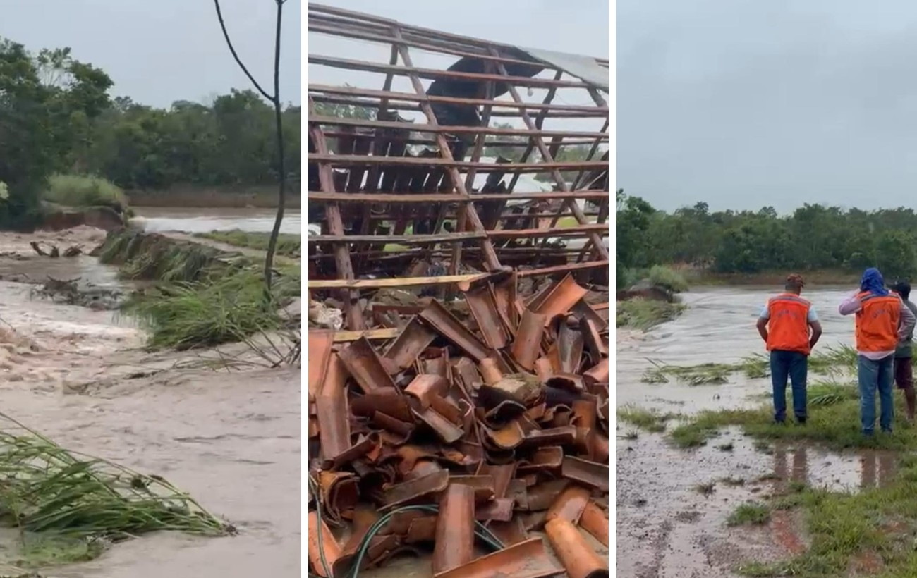 Chuvas intensas e rompimento de represa causaram estragos no TO | G1