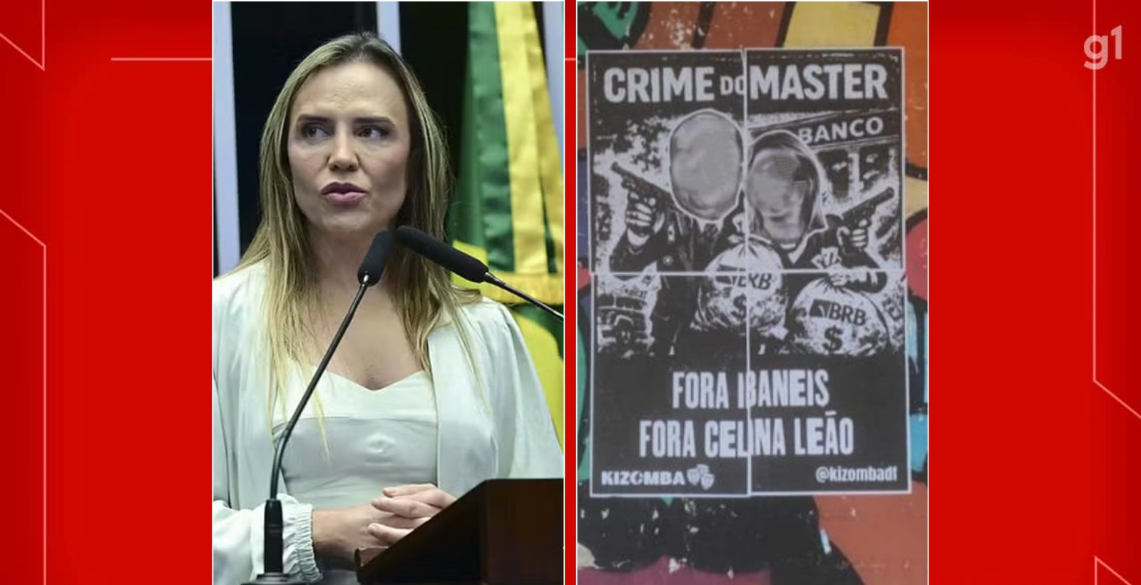 Celina Leão pede R$ 30 mil por danos morais em cartazes de estudantes | G1