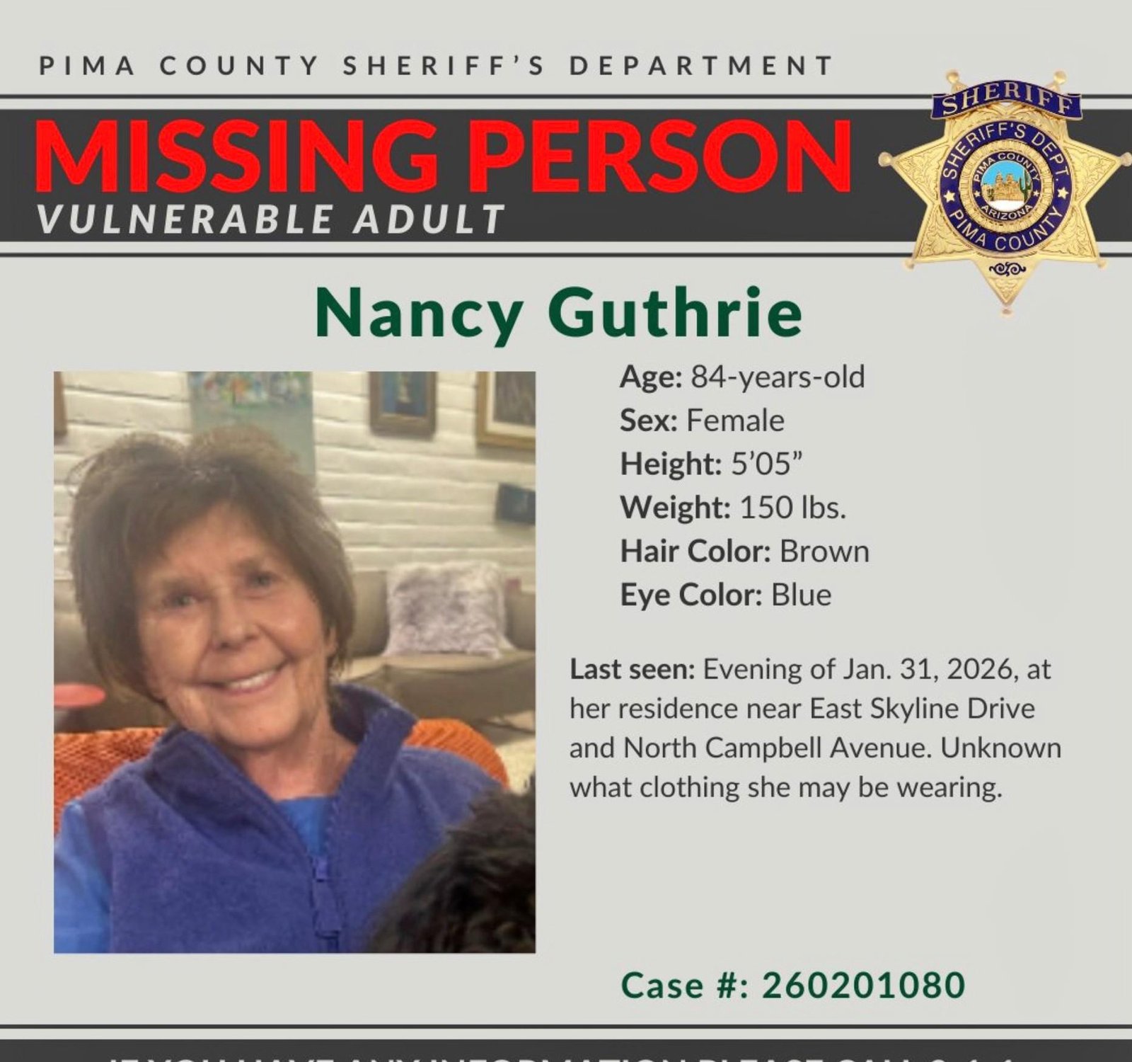 Polícia trata como sequestro o desaparecimento de mãe de apresentadora de TV nos EUA | G1