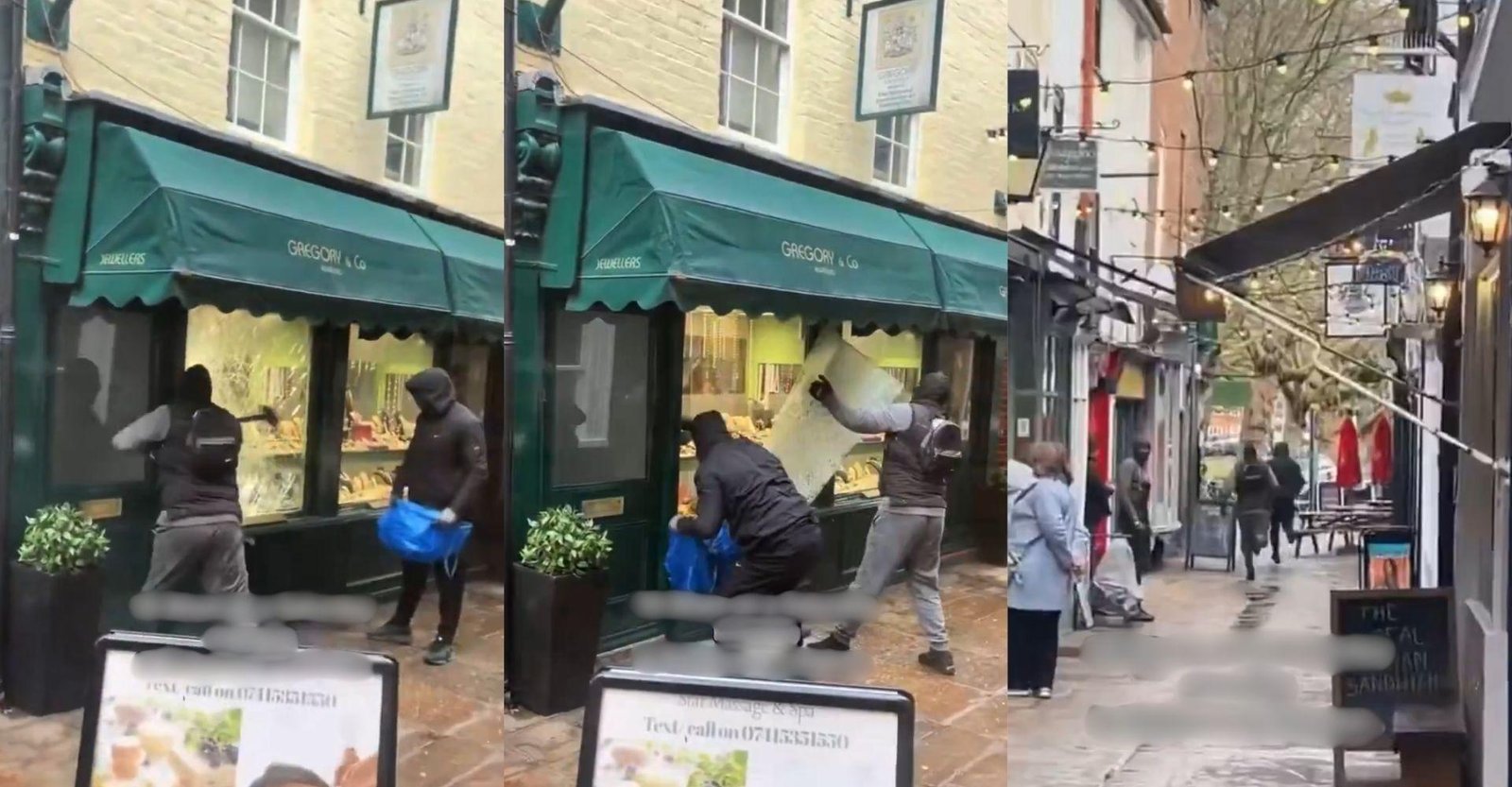 VÍDEO: ladrões roubam joalheria em plena luz do dia em Londres | G1