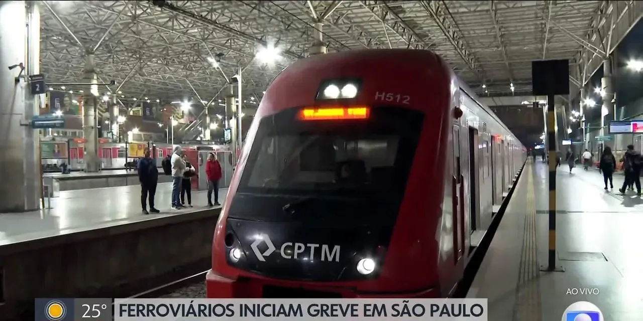 Gestão Tarcísio cria plano de contingência com reforço de metrôs e trens privados, além de ônibus Paese, por causa da greve em 3 linhas da CPTM