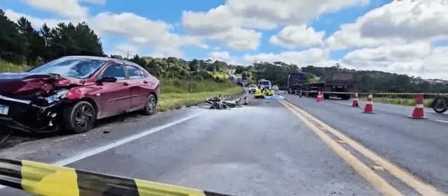 Jovem morre em acidente no Contorno Norte de Curitiba