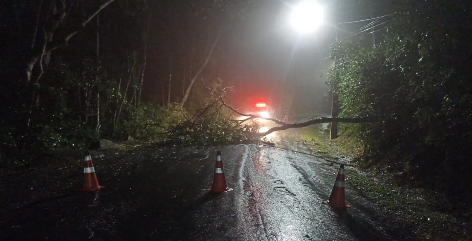 Chuva causa estragos em cidades de SC