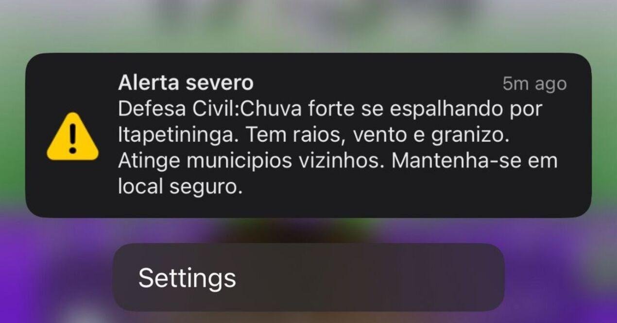 Defesa Civil emite alerta severo de chuvas fortes em Itapetininga | G1