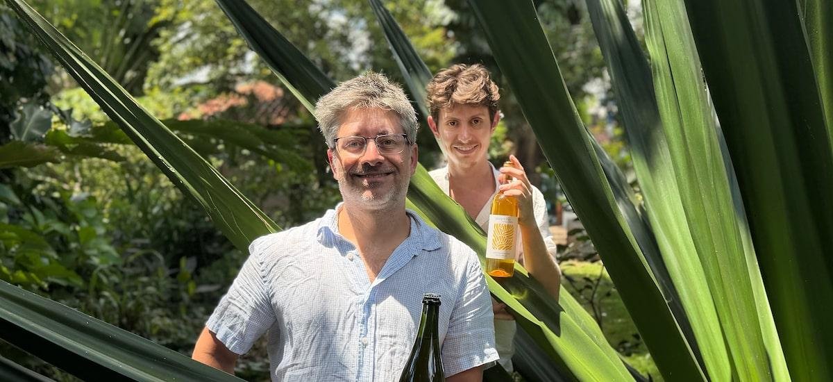 Vinho laranja da Companhia dos Fermentados