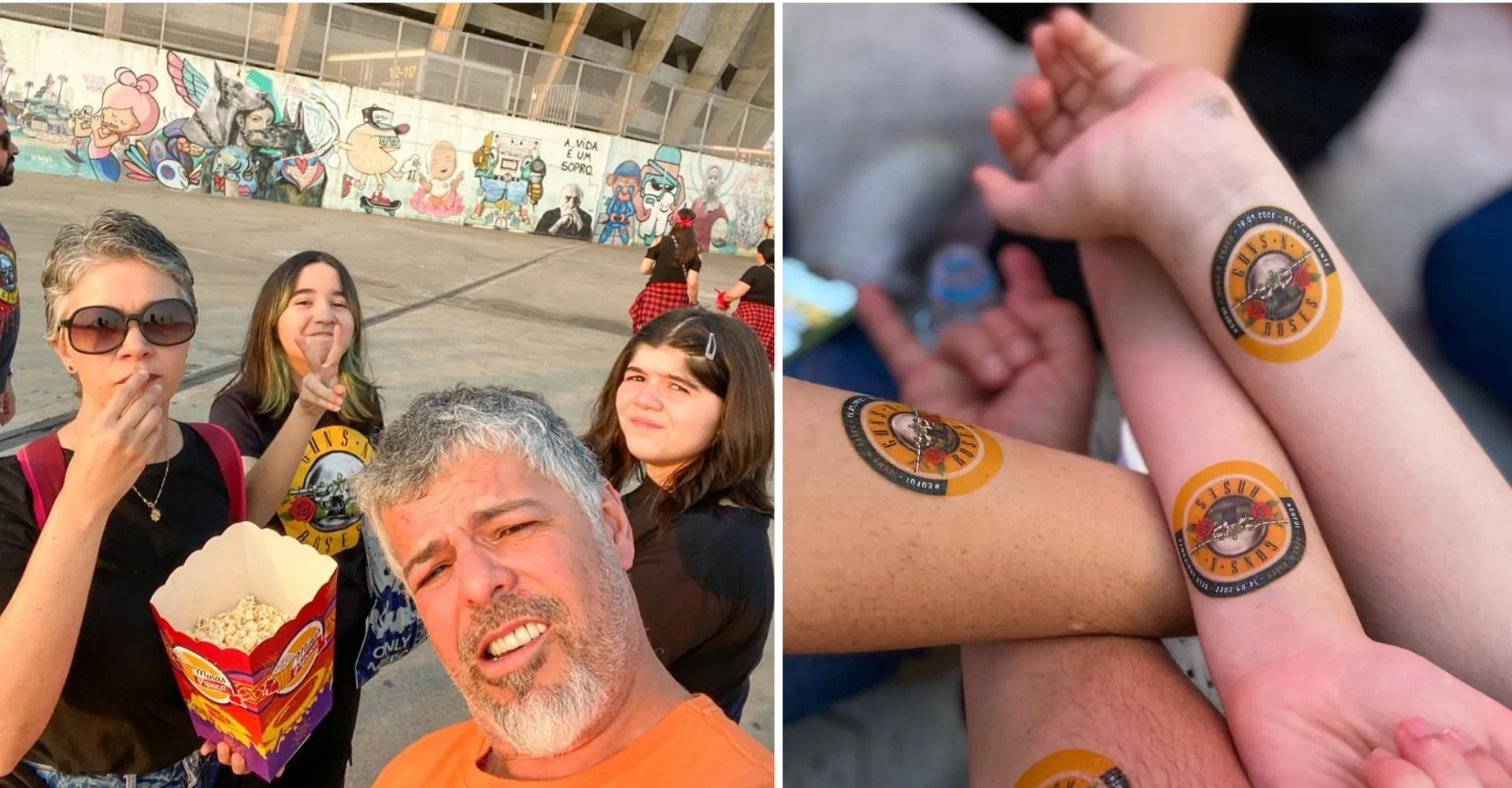 Fã troca festa de 50 anos por show do Guns N' Roses no ES