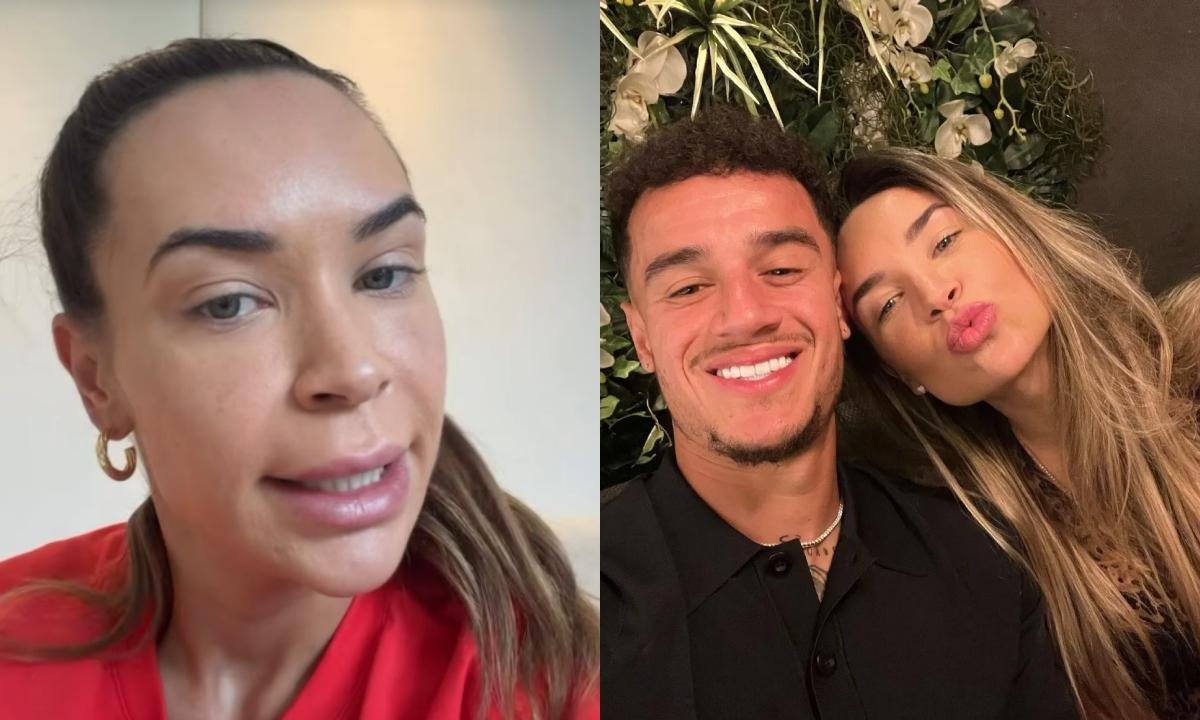 Esposa de Philippe Coutinho se manifesta sobre crise no casamento