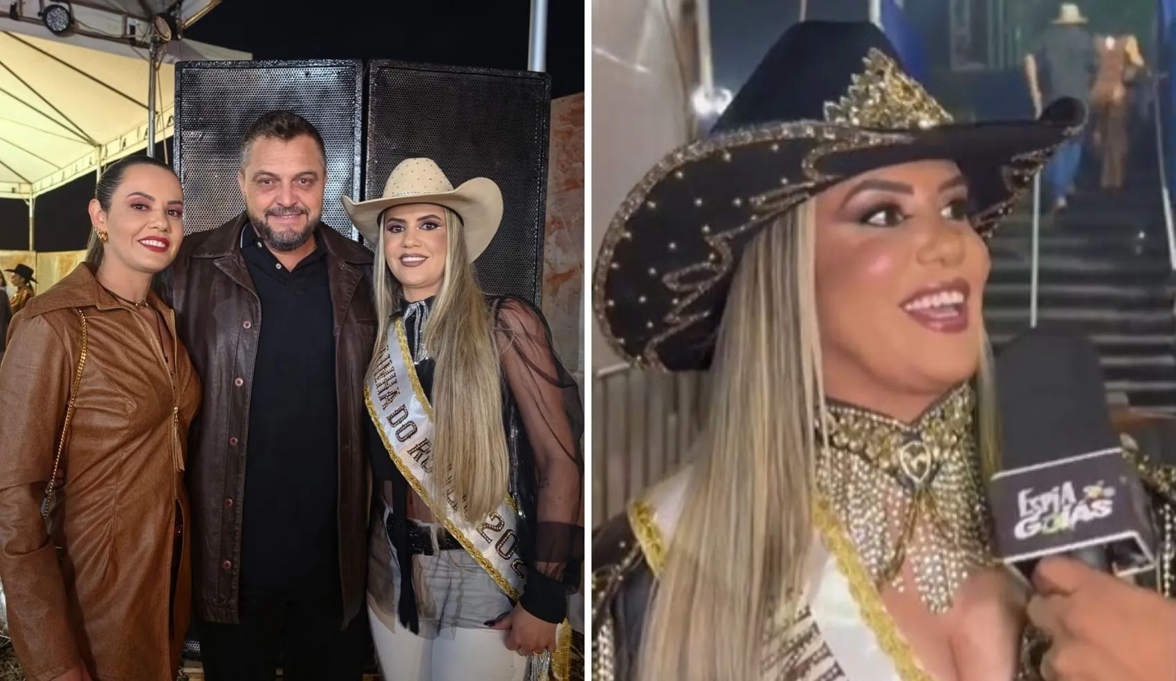 Revezamento por noite e cada gêmea em um andar: como é a rotina de trisal formado por rainha de rodeio, irmã e agricultor