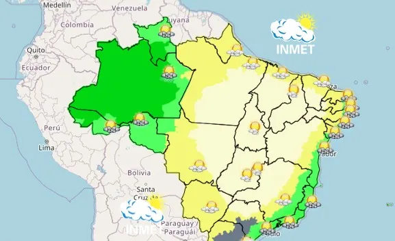 Semana começa com frente fria e alerta de geada no Sul; veja previsão