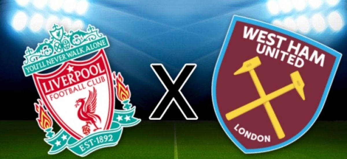 Liverpool x West Ham pela Premier League: onde assistir, horário e escalações