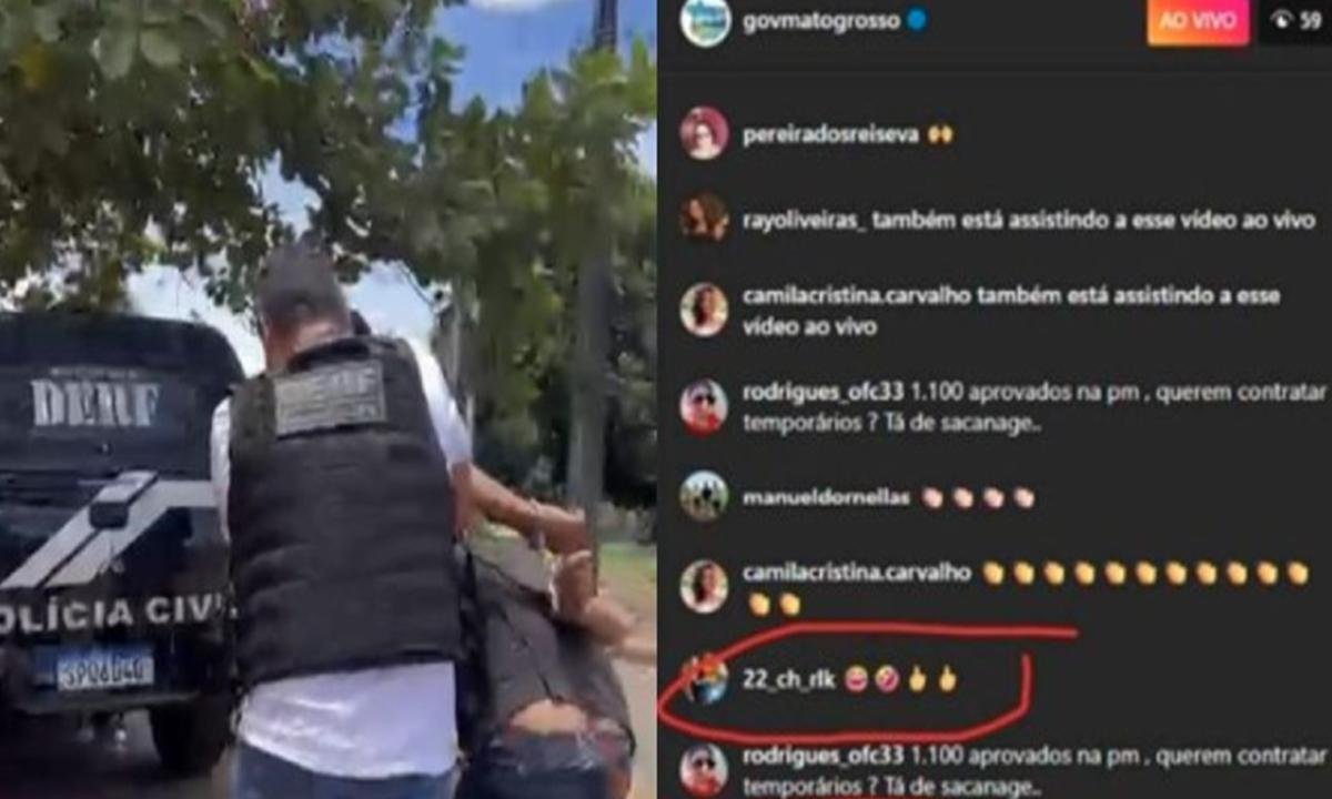 Homem é preso por apologia ao CV nas redes sociais do Governo de MT