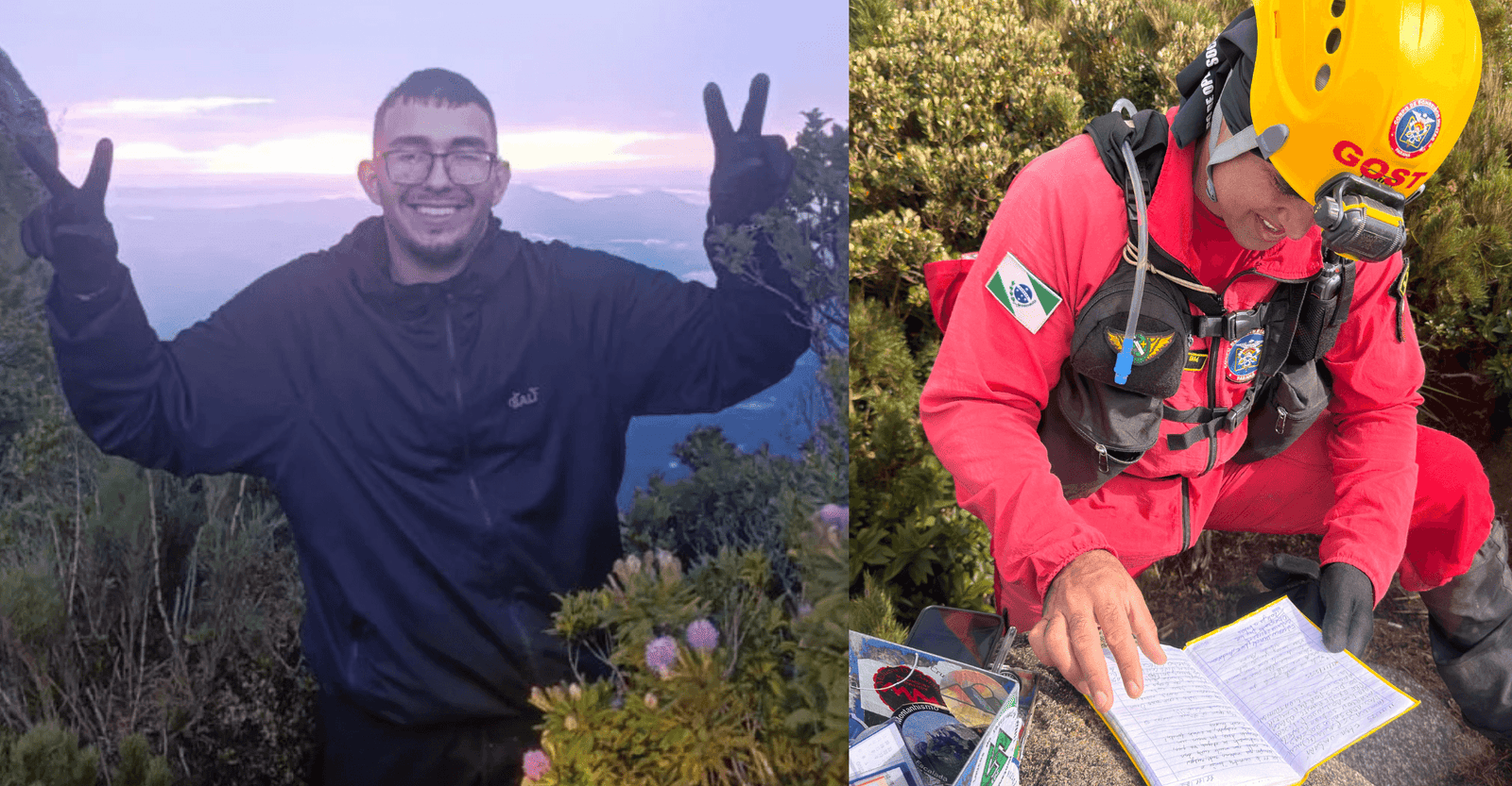 Buscas entram no quarto dia por jovem desaparecido no Pico Paraná