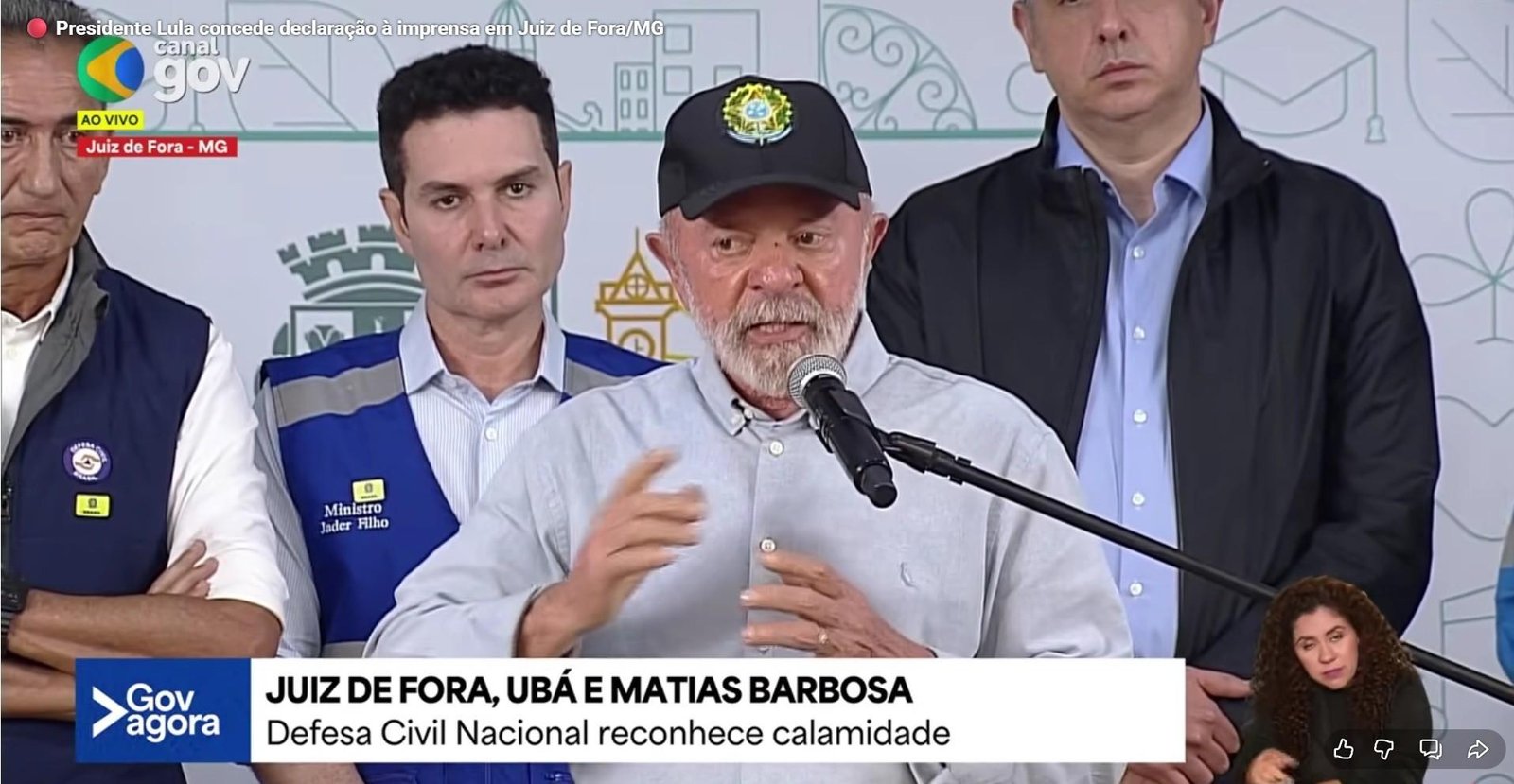 Lula diz que governo poderá comprar casa já pronta para famílias que perderam residência após tragédia em MG