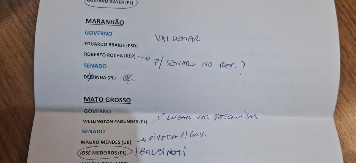 Anotação de Flávio indica que Pollon pediu R$ 15 milhões para não ser candidato no MS