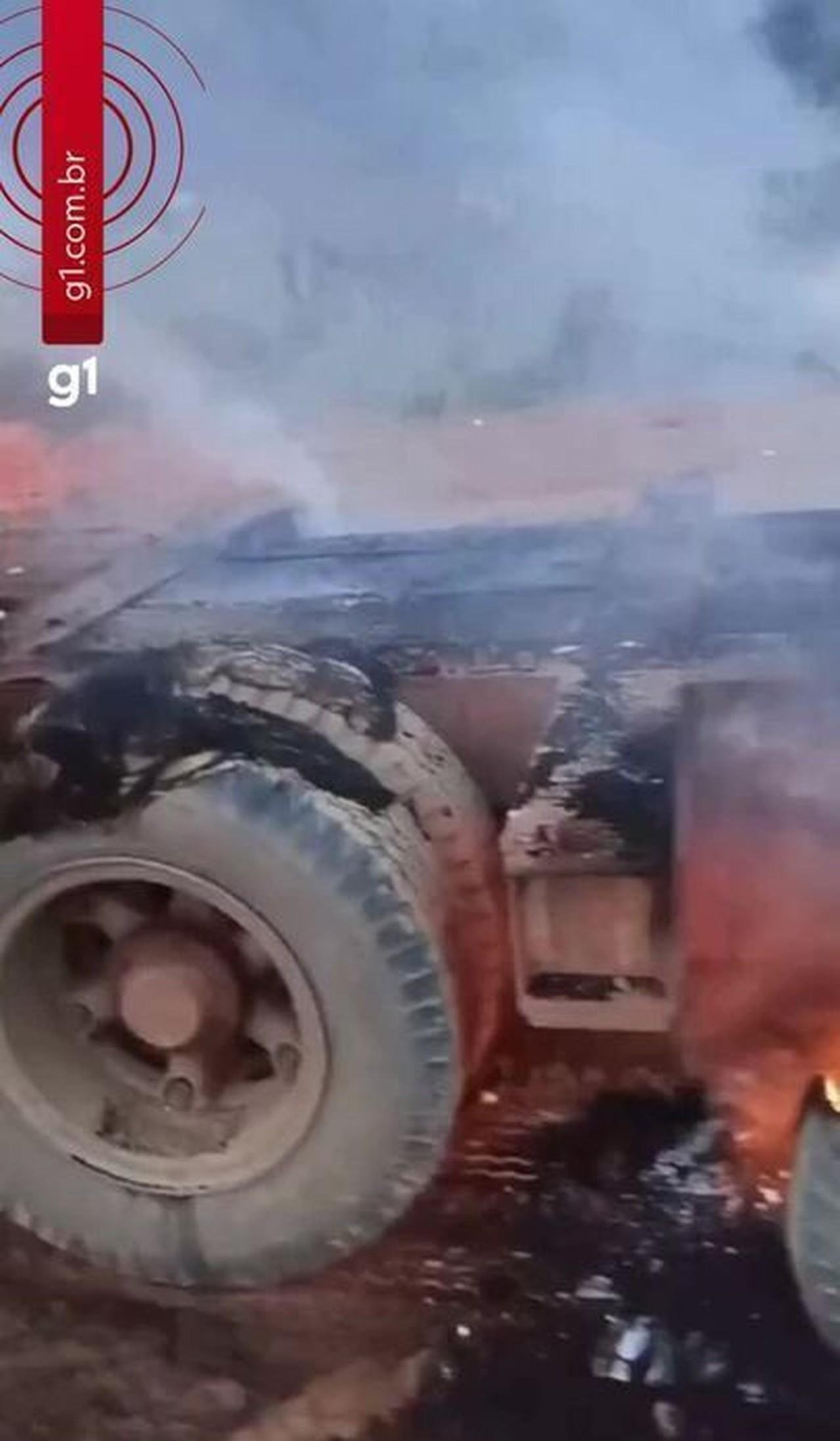 Operação bate recorde ao destruir mais de 40 maquinários na Sararé | G1