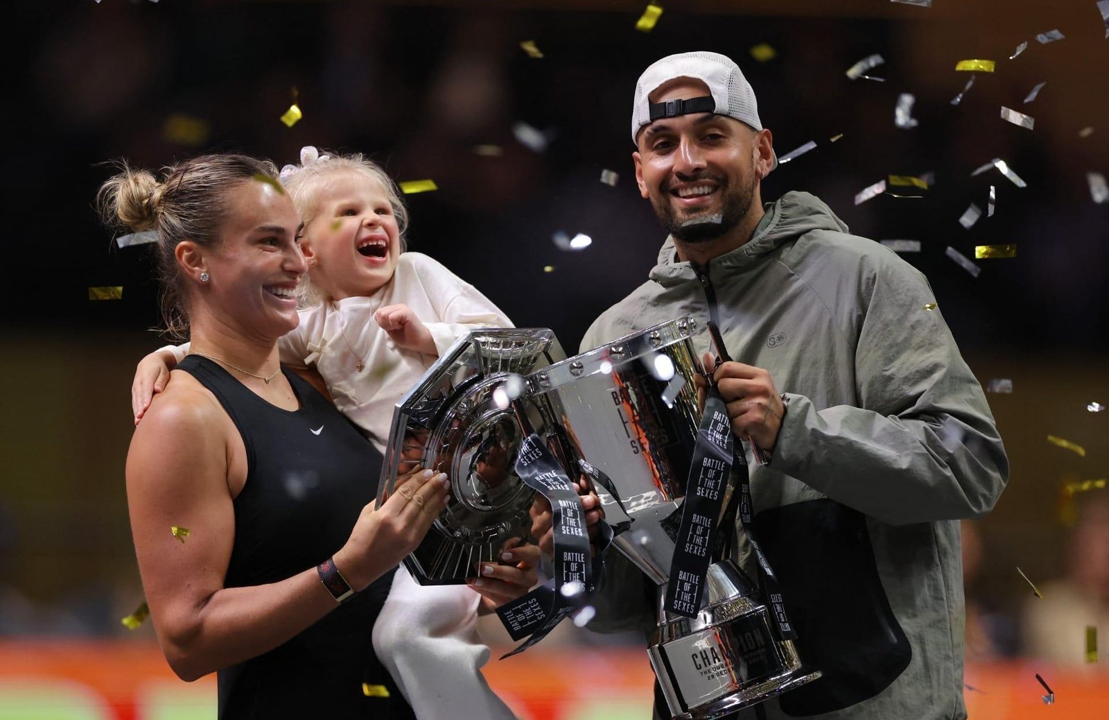 Sabalenka quer revanche contra Kyrgios na "Batalha dos Sexos"