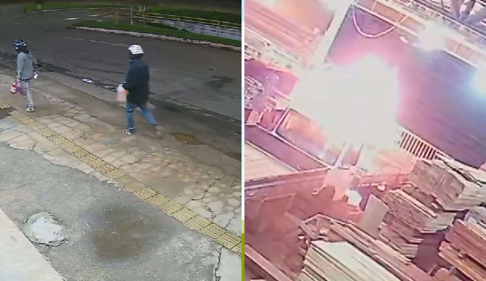 Madeireira é incendiada em Goiânia após motociclista morrer