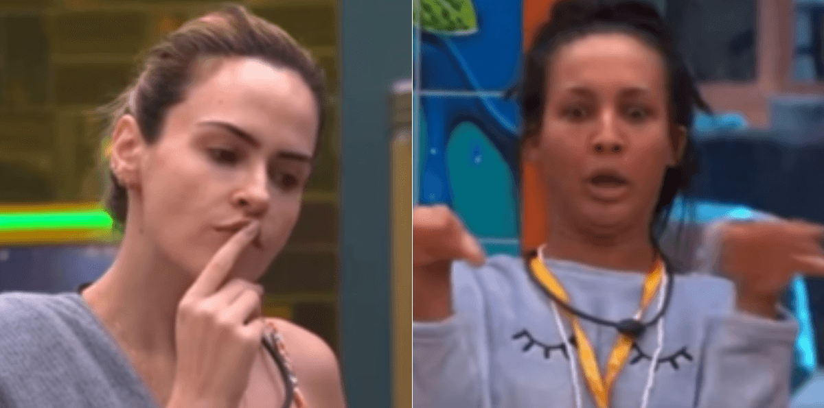 Ana Paula provoca Maxiane, que rebate: "Tô morrendo de medo"