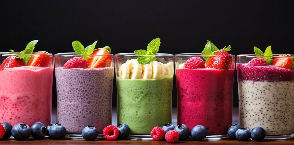 Receita de smoothie saudável e proteico fácil de preparar