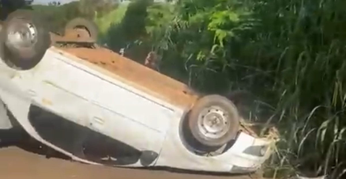 Pai que sequestrou e jogou combustível na filha capotou durante fuga | G1